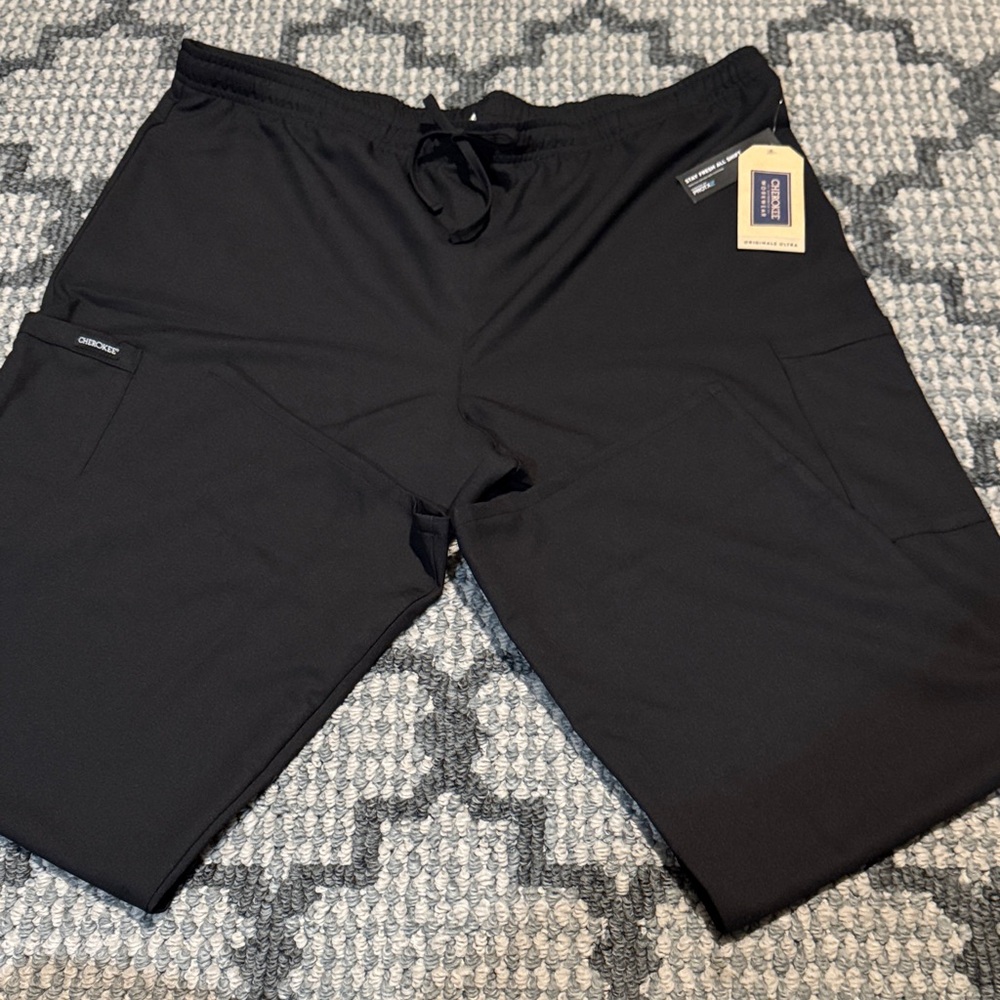Cherokee Classic Black Scrub Pants